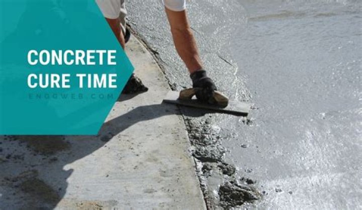 How many hours does it take for concrete to set?