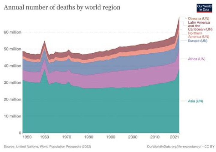 How many people on average died per day 2019?