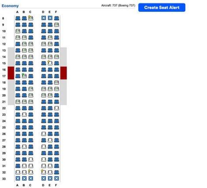 How many seats are in an airplane?