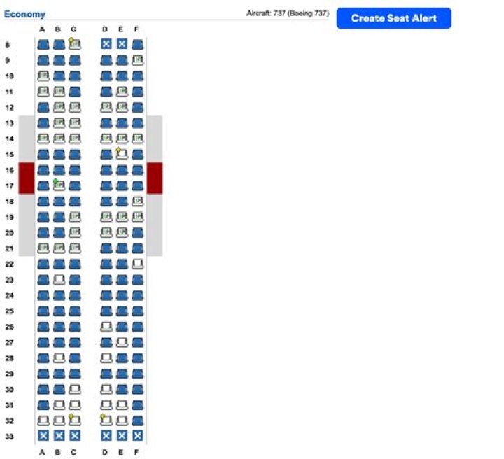 How many seats are there in a flight?