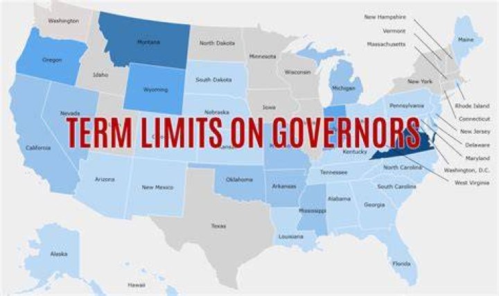How many states have term limits for governor?