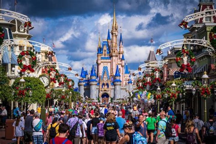 How many visitors did Disney World have in 2019?
