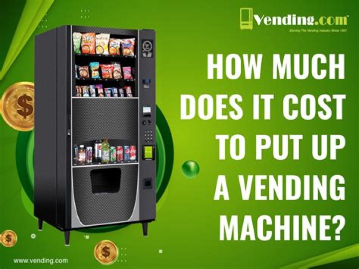 How much does a soda vending machine cost?