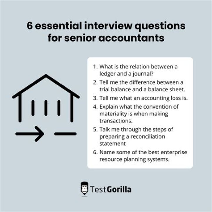 How to answer questions in an accounting interview?