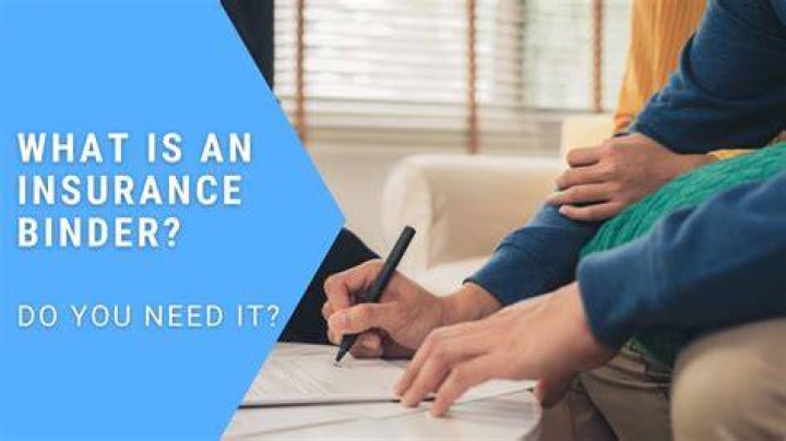 Is a binder proof of insurance?