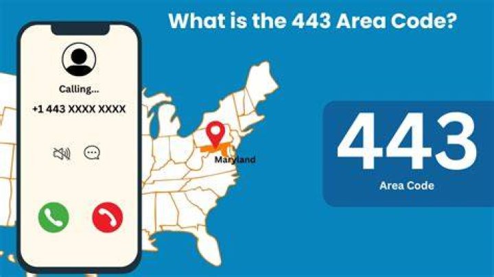 Is area code 443 a scam number?