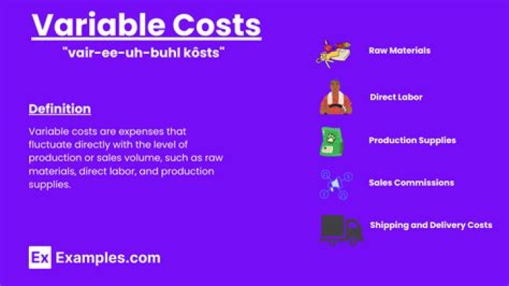 Is indirect Labour a variable cost?