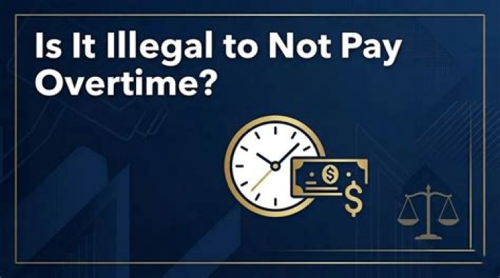 Is it legal for a job to not pay overtime?