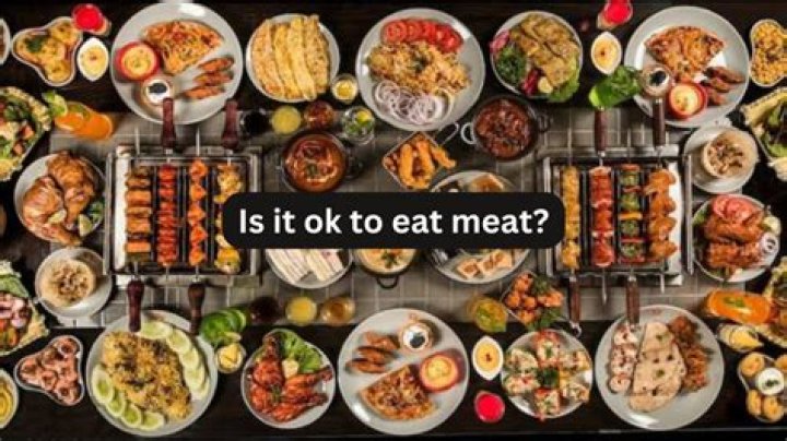 Is it OK to eat meat?