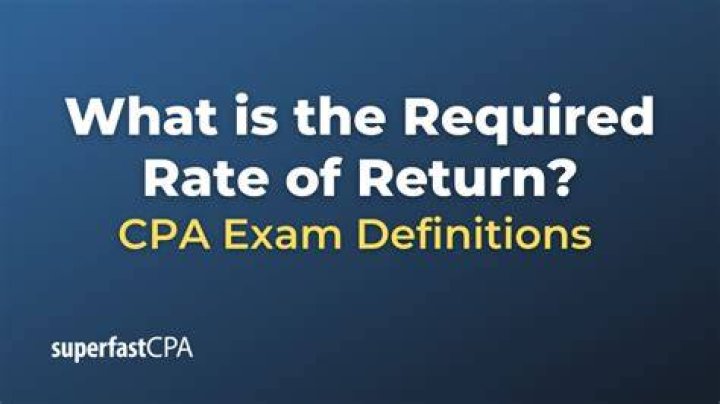 Is required rate of return the same as risk-free rate?