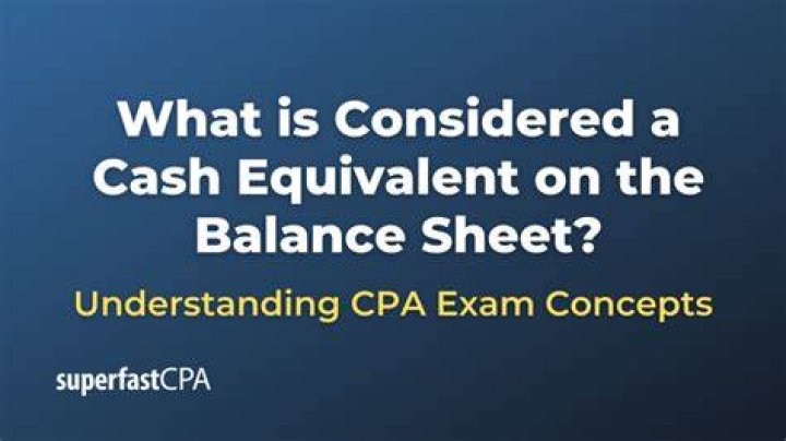 What account is cash balance?