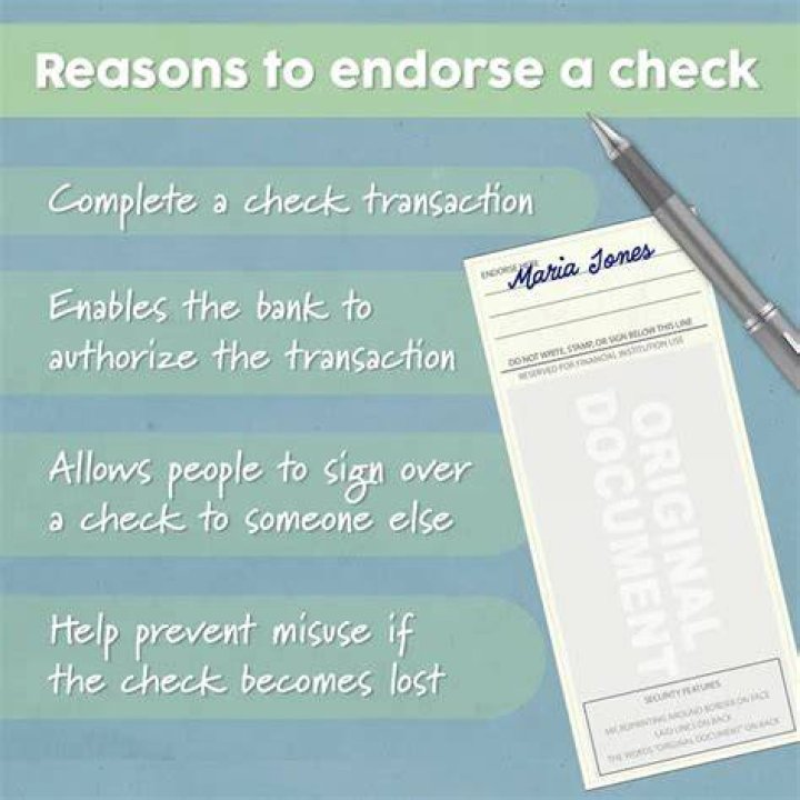 What allows you to transfer a check to another person?
