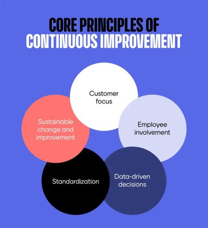 What are 4 principles of continuous improvement?