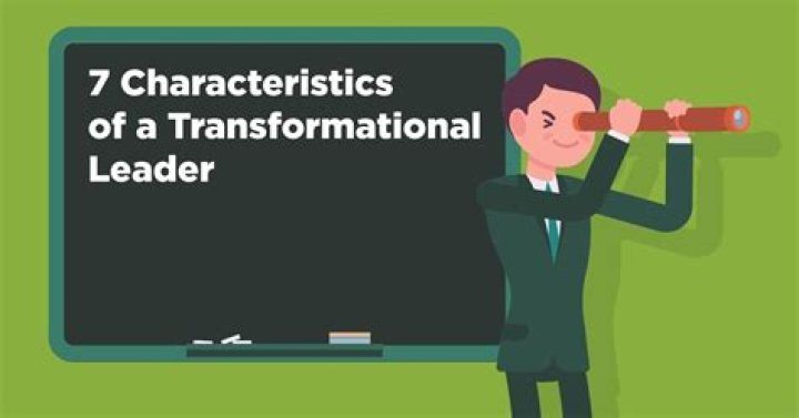 What are characteristics of a transformational leader?