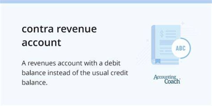 What are examples of contra revenue accounts?