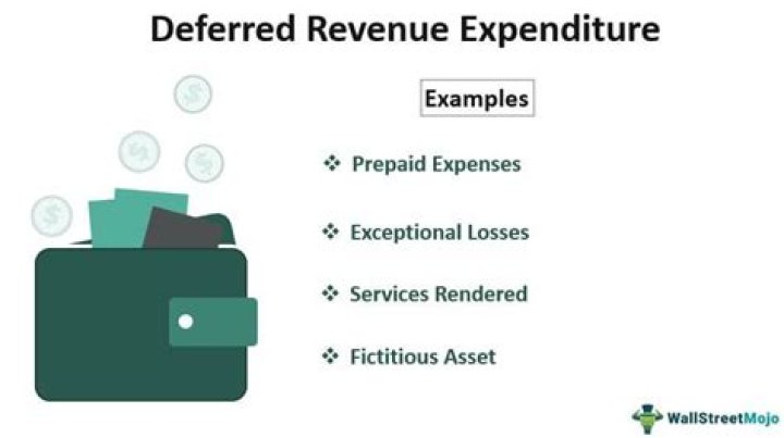 What are examples of deferred revenue expenditure?