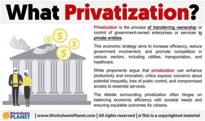 What are features of privatization?