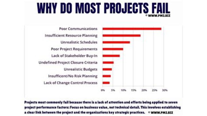What are five reasons that dot coms failed?