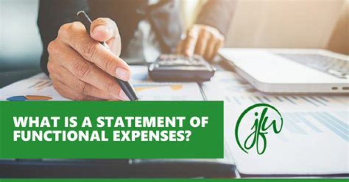 What are functional expenses in accounting?
