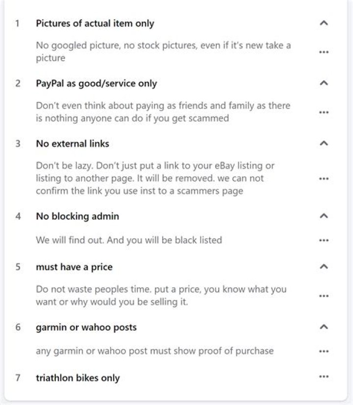 What are good rules for a Facebook group?