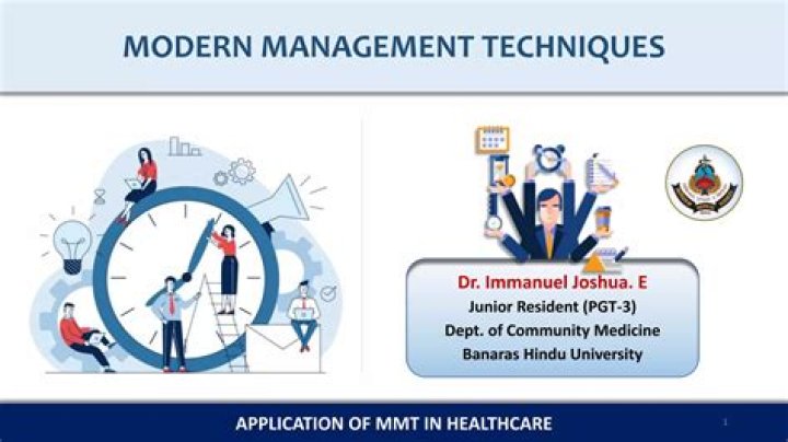 What are modern management techniques?