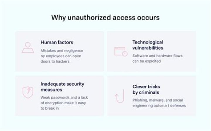 What are some examples of unauthorized access?