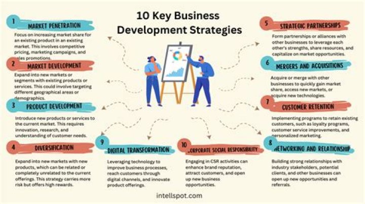 What are the 10 business strategy examples?