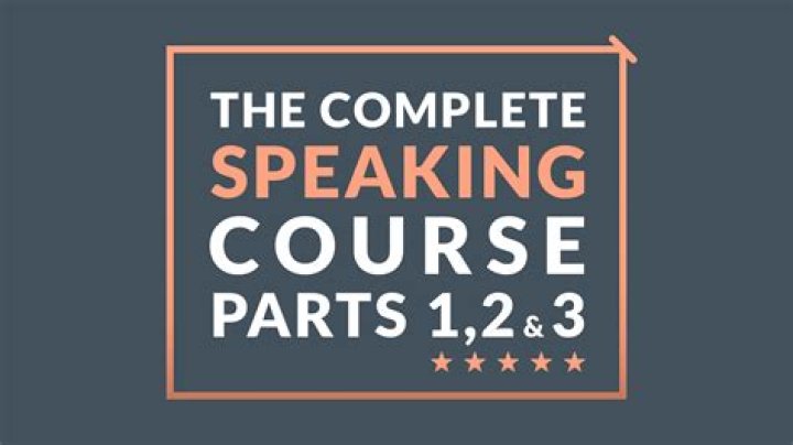 What are the 3 basics of good speaking?