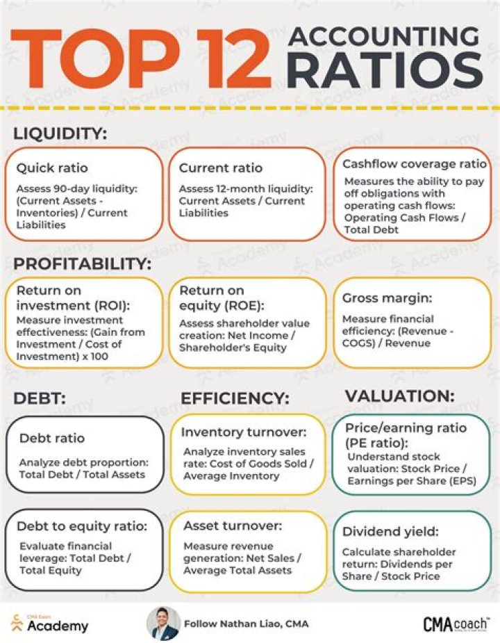 What are the 3 main ratios?