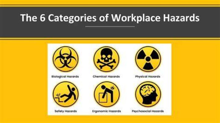 What are the 4 categories of hazards?