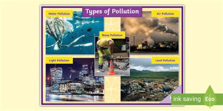 What are the 4 main pollution types?