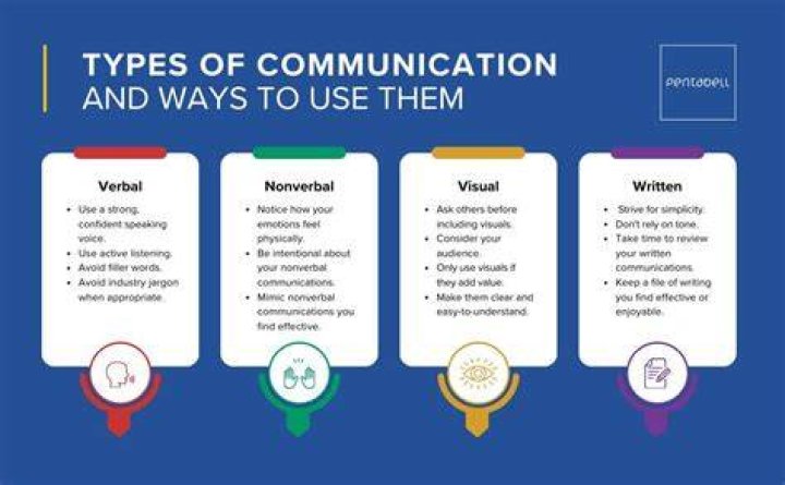 What are the 4 types of professional communication?