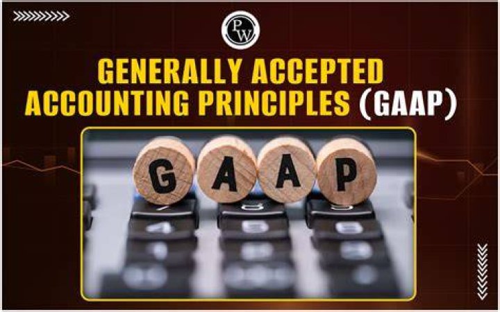 What are the 5 generally accepted accounting principles?
