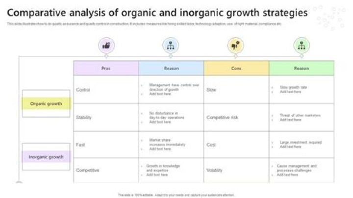 What are the advantages of inorganic growth?