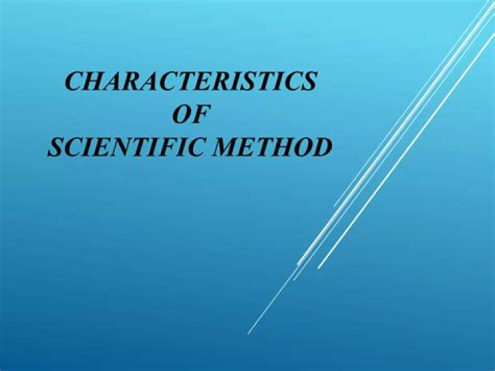 What are the characteristics of scientific research method?