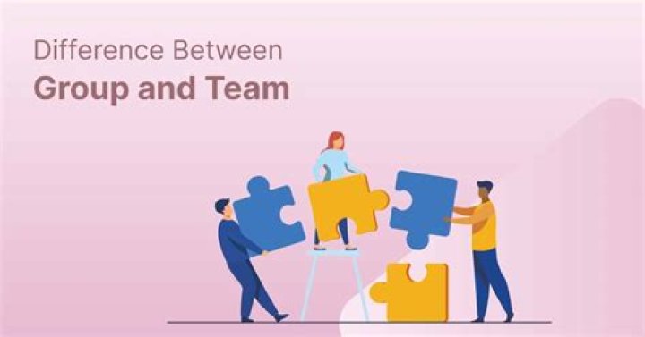 What are the differences between group and team?