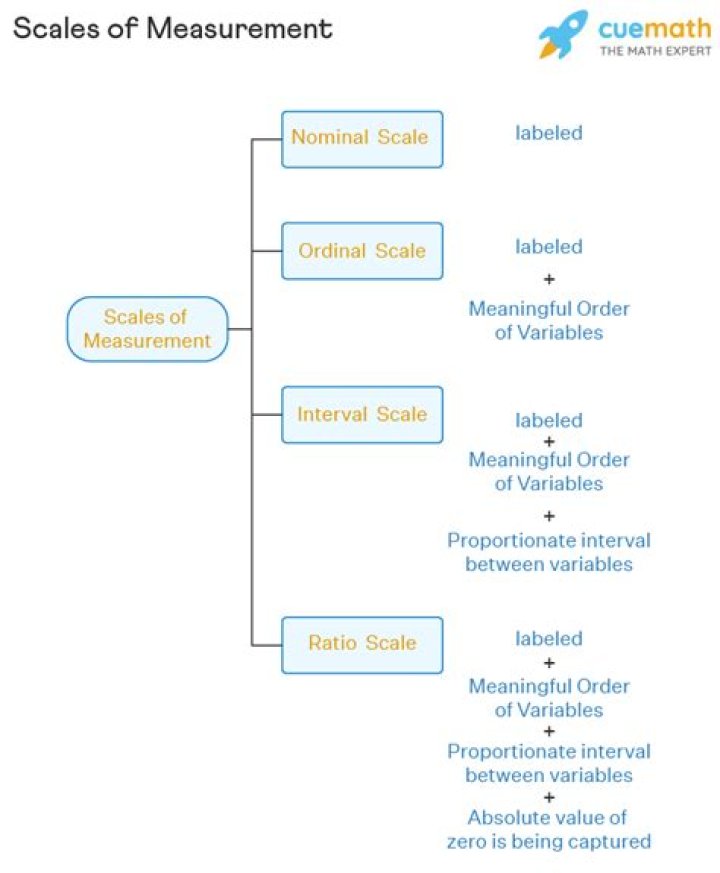 What are the different scales in statistics?