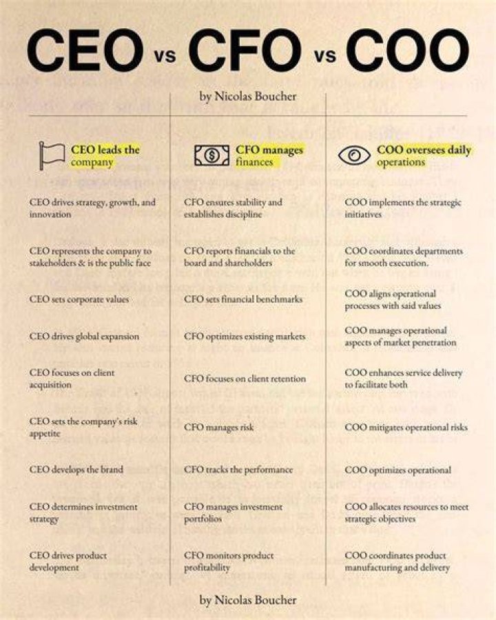 What are the duties of a CFO?