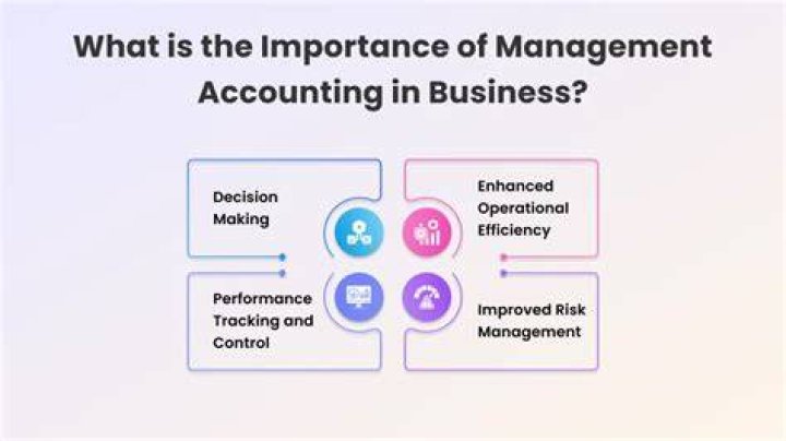 What are the importance of management accounting in a manufacturing industry?