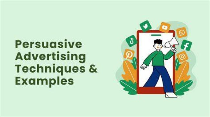 What are the persuasive techniques in advertising?