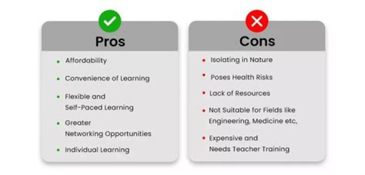 What are the pros of e-learning?