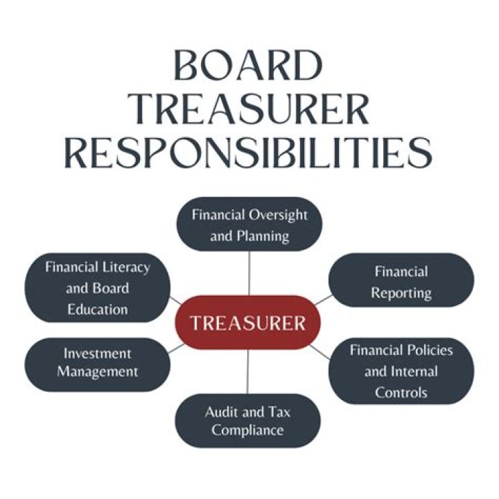 What are treasurer responsibilities?