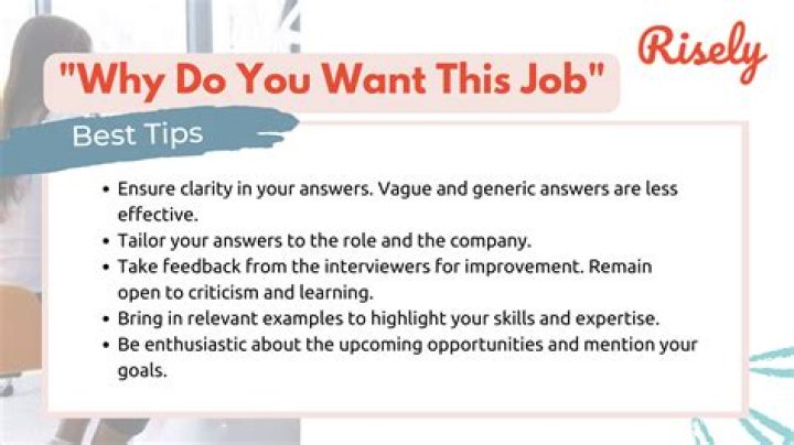 What are your main reasons for considering a new position opportunity?