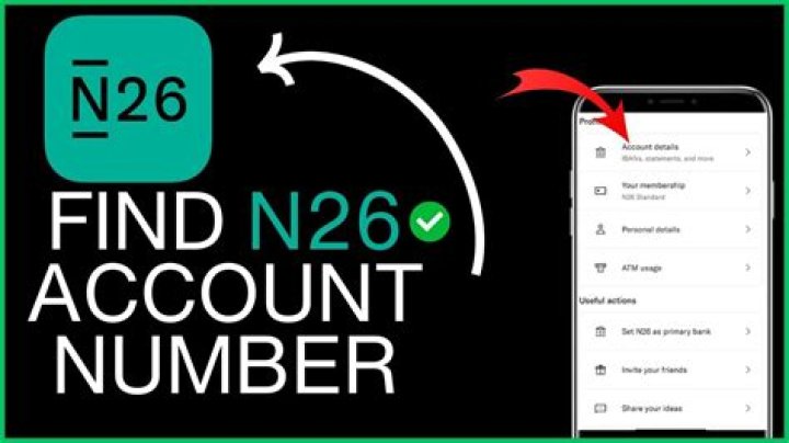 What bank account is N26?