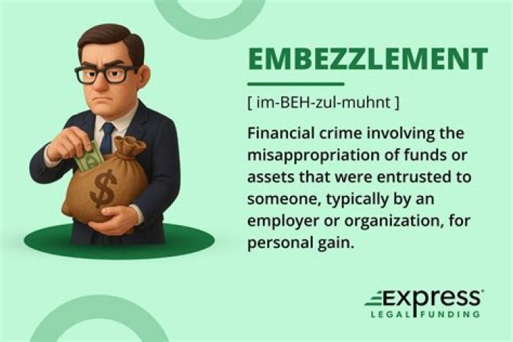 What class felony is embezzlement in NC?