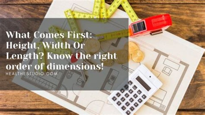 What comes first length or width?