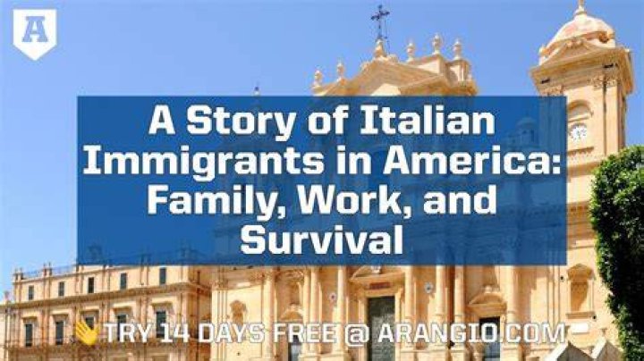 What culture did the Italian immigrants bring to America?