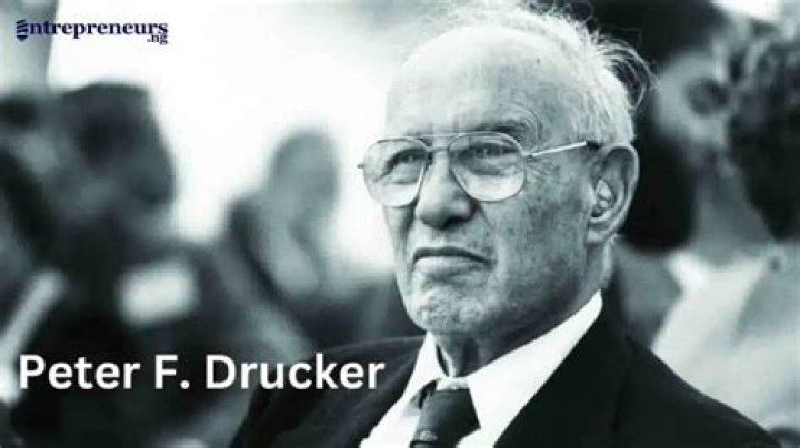 What did Peter Drucker say about entrepreneurship?