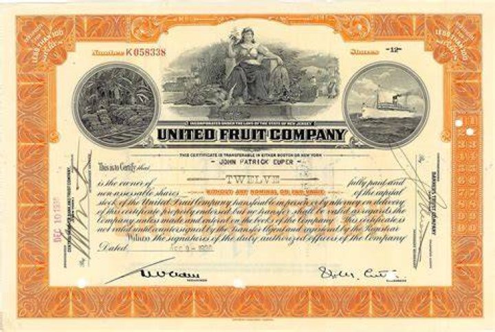 What did the United Fruit Company control?