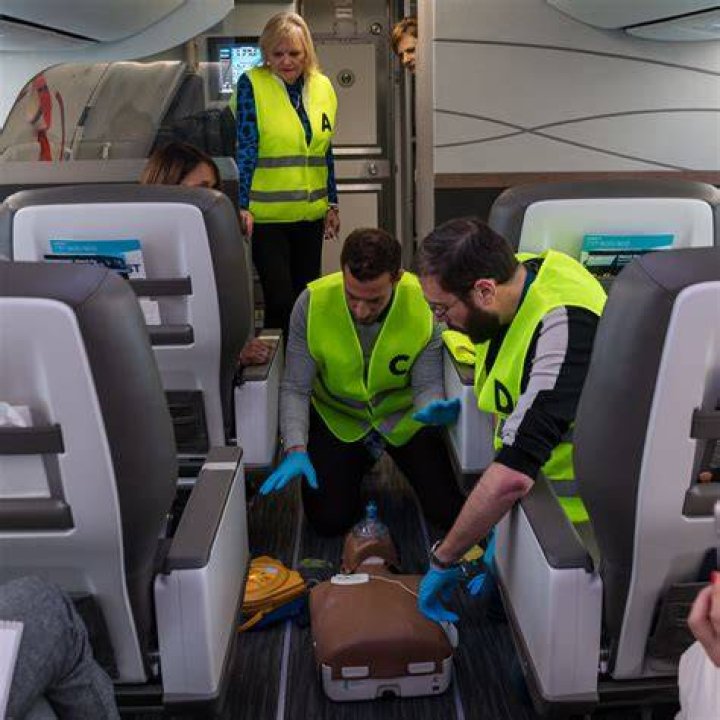 What do flight attendants say when emergency?